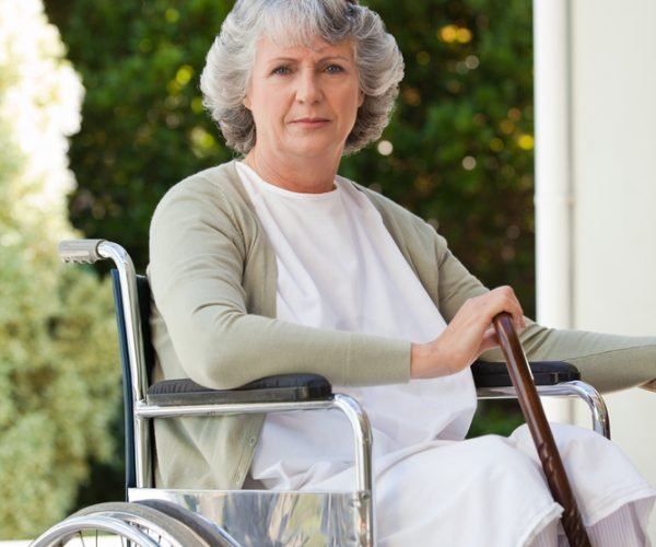 Senior,Woman,In,Her,Wheelchair,At,Home
